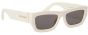 PALM ANGELS AUBERRY PERI048 0107 WHITE DARK GREY