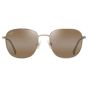 MAUI JIM H657-16A HCL OLALI ASIAN FIT SHINY LIGHT GOLD WITH GREYISH-GREEN