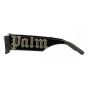 PALM ANGELS ANGEL PERI007 1007 BLACK DARK GREY