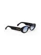 PALM ANGELS GILROY PERI051 1049 BLACK GRADIENT BLUE