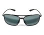 MAUI JIM 437-02 KAUPO GAP GREY BLACK GLOSS