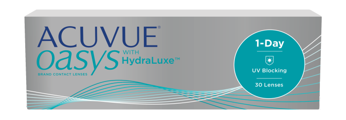 ACUVUE OASYS 1-DAY WITH HYDRALUXE (30 PACK) ΗΜΕΡΗΣΙΟΙ ΦΑΚΟΙ ΜΥΩΠΙΑΣ - ΥΠΕΡΜΕΤΡΩΠΙΑΣ