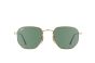 RAY-BAN RB3548N 001 48 HEXAGONAL METAL FLAT LENSES