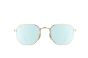 RAY-BAN RB3548N 001/30 54 HEXAGONAL METAL FLAT LENSES
