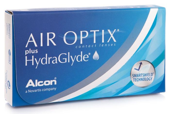ALCON AIR OPTIX PLUS HYDRAGLIDE ΜΗΝΙΑΙΟΙ ΦΑΚΟΙ ΕΠΑΦΗΣ ΜΥΩΠΙΑΣ - ΥΠΕΡΜΕΤΡΩΠΙΑΣ (6 PACK)