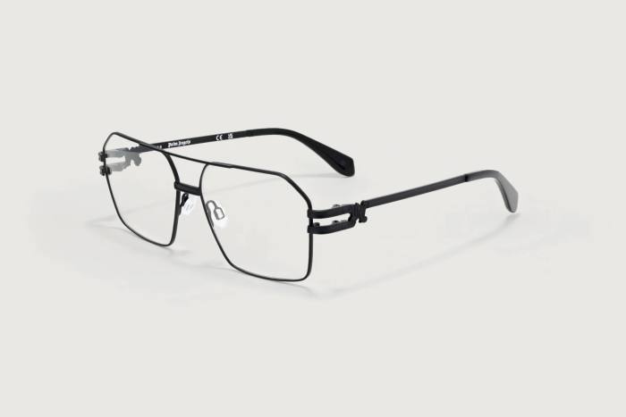PALM ANGELS PA6002 1000 SHINY BLACK 54 