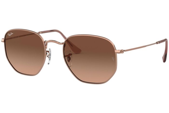 RAY-BAN RB3548N 9069A5 51 HEXAGONAL FLAT LENSES