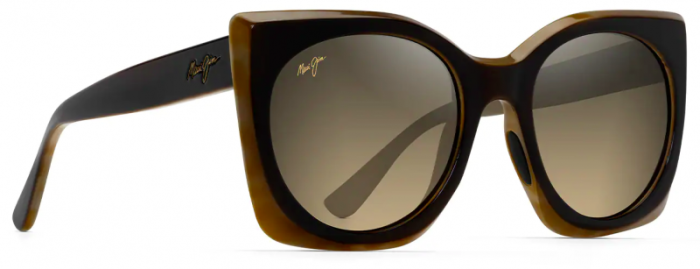 MAUI JIM HS855-01 PAKALANA HCL CHOCOLATE WITH TORTOISE INTERIOR