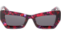 OFF WHITE AURORA OERI137 2907 HAVANA RED/PURPLE DARK GREY