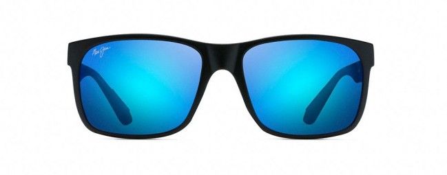 MAUI JIM B432-2M BLUE RED SANDS BLACK MATTE
