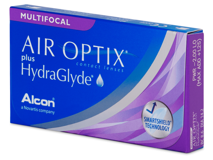AIR OPTIX PLUS HYDRAGLIDE MULTIFOCAL 6 PACK ΜΗΝΙΑΙΟΙ ΠΟΛΥΕΣΤΙΑΚΟΙ ΦΑΚΟΙ ΕΠΑΦΗΣ
