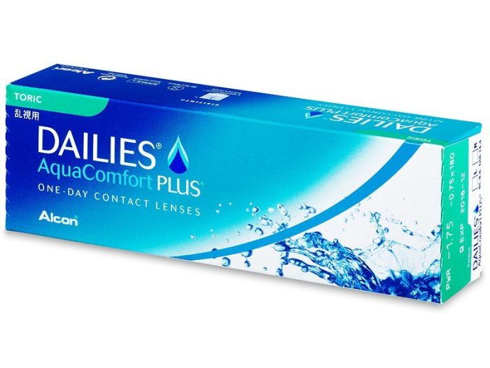 DAILIES AQUACOMFORT PLUS TORIC 30 PACK ΗΜΕΡΗΣΙΟΙ ΦΑΚΟΙ ΕΠΑΦΗΣ ΑΣΤΙΓΜΑΤΙΣΜΟΥ