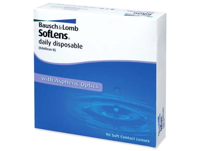 SOFLENS DAILY DISPOSABLE (90 pack) ΗΜΕΡΗΣΙΟΙ ΦΑΚΟΙ BAUSCH & LOMB