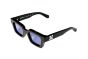 OFF WHITE OW1022 1037 SHINY BLACK WITH LIGHT BLUE LENSES 53 VIRGIL