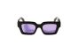OFF WHITE OW1022 1037 SHINY BLACK WITH LIGHT BLUE LENSES 50 VIRGIL