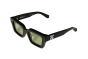OFF WHITE OW1022 1050 SHINY BLACK WITH LIGHT GREEN LENSES 50 VIRGIL