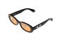 OFF WHITE OW1033 1020 SHINY BLACK WITH ORANGE LENSES 54 ADAMS