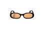 OFF WHITE OW1033 1020 SHINY BLACK WITH ORANGE LENSES 54 ADAMS