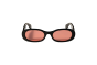 OFF WHITE OW1033 1025 SHINY BLACK WITH RED LENSES 54 ADAMS