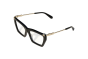 OFF WHITE OW5037 1000 SHINY BLACK GOLD METAL 55 