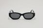 PALM ANGELS PA1022 1007 SHINY BLACK WITH BLACK LENSES 53 EAGLE