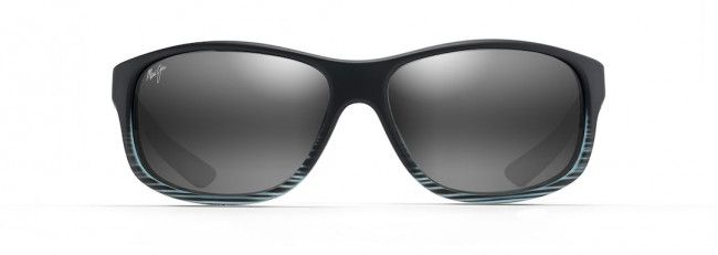 MAUI JIM 840-11D GREY KAIWI CHANNEL GREY BLACK STRIPE