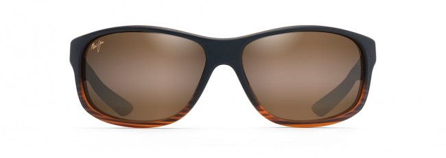 MAUI JIM H840-25C HCL KAIWI CHANNEL DARK BROWN STRIPE