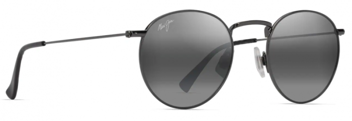MAUI JIM 667-17A GREY PUKAUA SHINY DARK RUTHENIUM