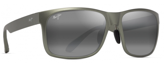 MAUI JIM 432-15 GREY RED SANDS MATTE GREYISH-GREEN