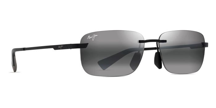 MAUI JIM 624-02 GREY LANAKILA MATTE BLACK WITH GREY