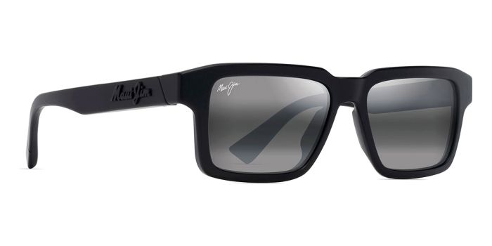 MAUI JIM 635-02 GREY KAHIKO MATTE BLACK