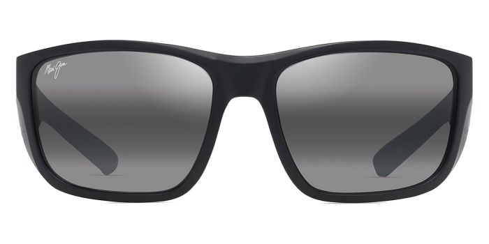 MAUI JIM 896-02 AMBERJACK MATTE BLACK WITH BLACK