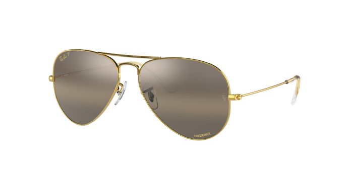 RAY-BAN RB3025 9196G5 55 AVIATOR LARGE METAL