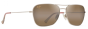 MAUI JIM H675-16 HCL NA'AUAO SHINY LIGHT GOLD WITH RED & BROWN