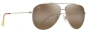 MAUI JIM H665-16B HCL HAU OLI SHINY LIGHT GOLD WITH ORANGE & YELLOW