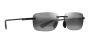 MAUI JIM 624-02 GREY LANAKILA MATTE BLACK WITH GREY