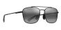 MAUI JIM 645-02 GREY PIWAI ASIAN FIT MATTE BLACK WITH GREY