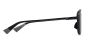 MAUI JIM 645-02 GREY PIWAI ASIAN FIT MATTE BLACK WITH GREY