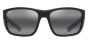 MAUI JIM 896-02 AMBERJACK MATTE BLACK WITH BLACK