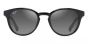 MAUI JIM GS636-14 GREY HIEHIE SHINY BLACK WITH TRANS LIGHT GREY