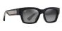 MAUI JIM GS642-14 GREY KENUI SHINY BLACK WITH TRANS LIGHT GREY
