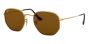 RAY-BAN RB3548N 001/57 51 HEXAGONAL