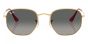 RAY-BAN RB3548N 001/71 51 HEXAGONAL