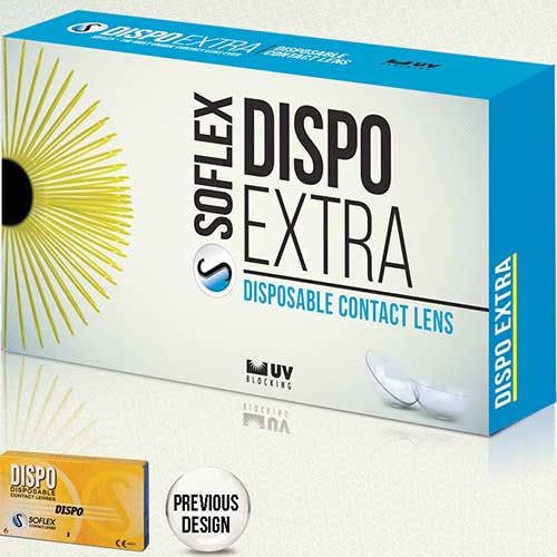 SOFLEX DISPO EXTRA ΜΗΝΙΑΙΟΙ ΦΑΚΟΙ ΕΠΑΦΗΣ ΜΥΩΠΙΑΣ 6 ΤΕΜΑΧΙΑ