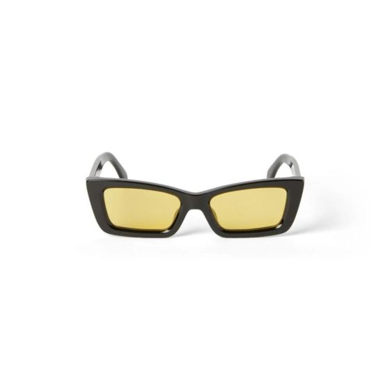 PALM ANGELS REDWOOD PERI092 1018 BLACK YELLOW