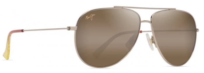 MAUI JIM H665-16B HCL HAU OLI SHINY LIGHT GOLD WITH ORANGE & YELLOW