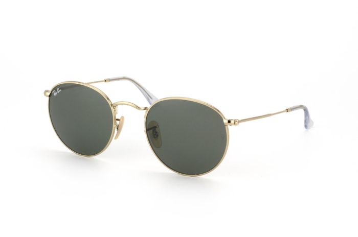 RAY-BAN RB3447 001 53 ROUND METAL