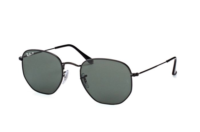 RAY-BAN RB3548N 002/58 51 HEXAGONAL FLAT LENSES