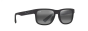 MAUI JIM 593-02 GREY KUPULAU MATTE BLACK