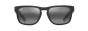 MAUI JIM 593-02 GREY KUPULAU MATTE BLACK